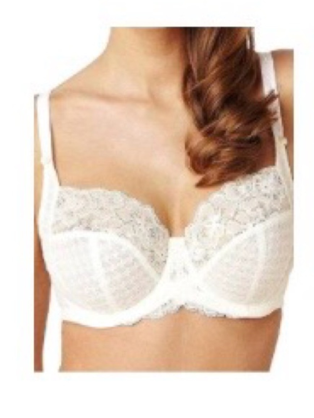 Panache Lace Underwire Bra - Cream